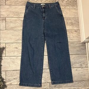Women's Darkwash Jeans Mid Rise